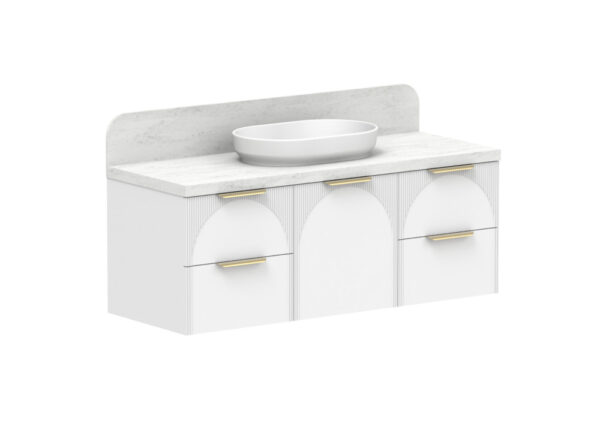 Archie Door & Drawer 1350mm Vanity Wall Hung | Sunbury | Melbourne | Macedon Ranges | Luscombe Tiles
