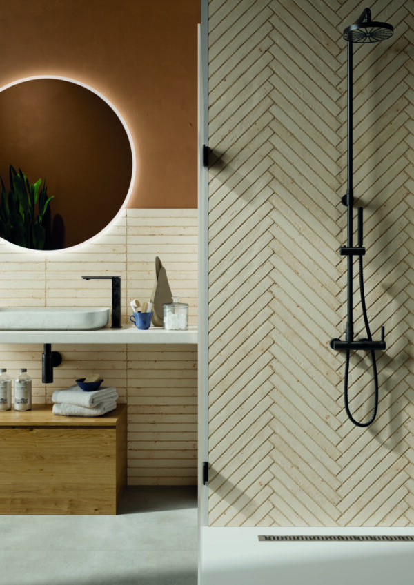 Graffiti Ivory | Floor & Wall Subway Tile | Melbourne | Sunbury | Macedon Ranges | Luscombe Tiles