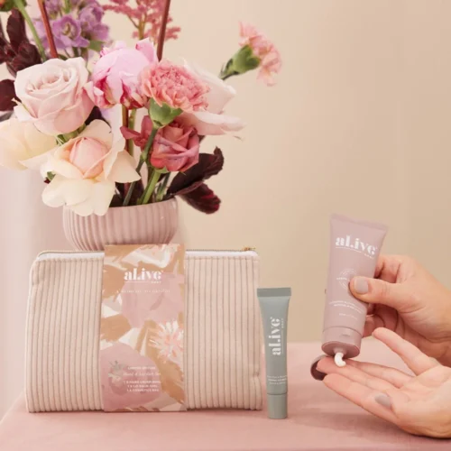 al.ive – A Moment in Bloom – Hand & Lip Gift Set  – ON SALE $ 31.00