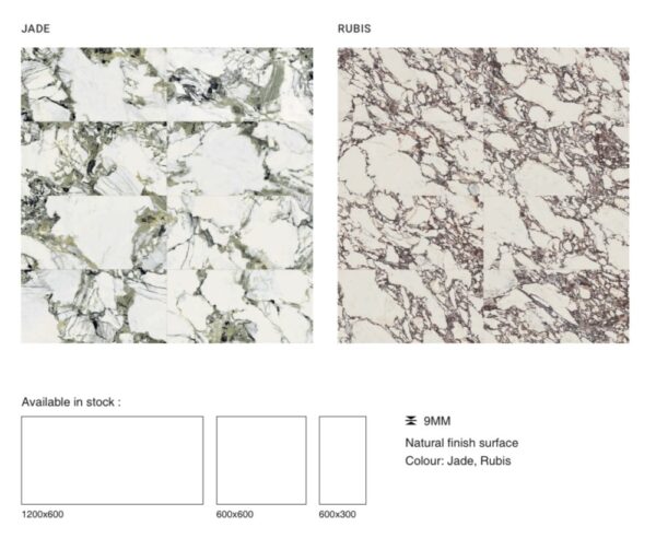 Lush Rubis & Jade 3D | Floor & Wall Porcelain Tile | Sunbury | Melbourne | Macedon Ranges | Luscombe Tiles