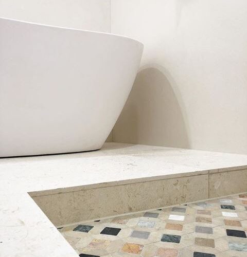 MAROC TUNISIA BEIGE Marble Mosaic