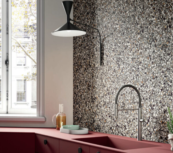 Fragment Micro Terrazzo Look Porcelain Tile | Floor & Wall | Sunbury | Melbourne | Macedon Ranges | Luscombe Tiles