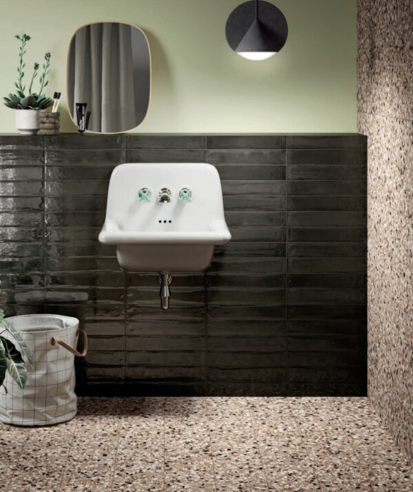 Fragment Micro Terrazzo Look Porcelain Tile | Floor & Wall | Sunbury | Melbourne | Macedon Ranges | Luscombe Tiles