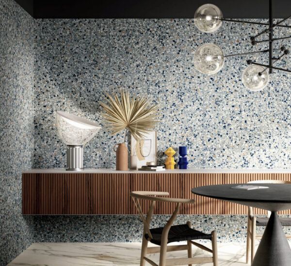 Fragment Micro Terrazzo Look Porcelain Tile | Floor & Wall | Sunbury | Melbourne | Macedon Ranges | Luscombe Tiles