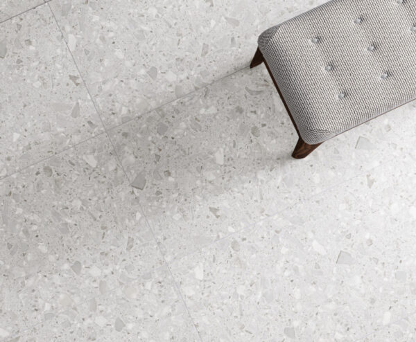 Terrazzo Beige Porcelain Floor Tile | Melbourne | Sunbury | Macedon Ranges