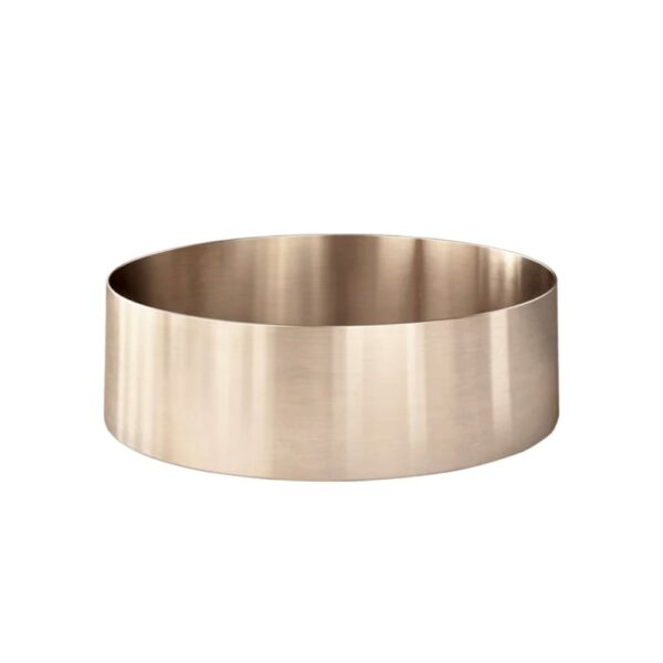 Lavello Champagne Round Steel Basin | Melbourne | Sunbury | Macedon Ranges | Luscombe Tiles