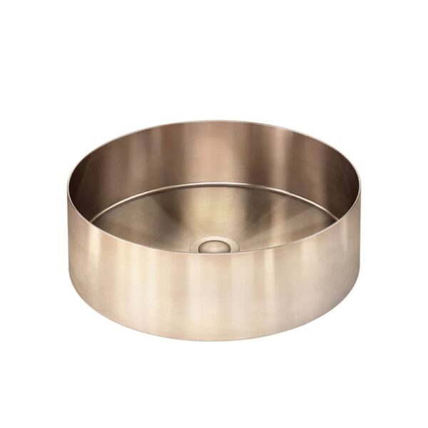 Lavello Champagne Round Steel Basin | Melbourne | Sunbury | Macedon Ranges | Luscombe Tiles