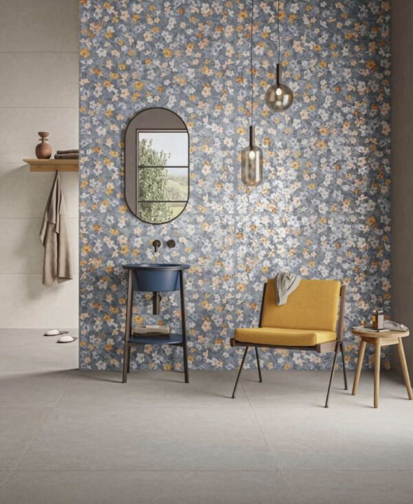 Homey Bloom | Italian Feature Tile | Sunbury | Melbourne | Macedon Ranges | Luscombe Tiles