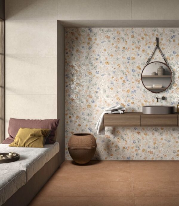 Homey Bloom | Italian Feature Tile | Sunbury | Melbourne | Macedon Ranges | Luscombe Tiles