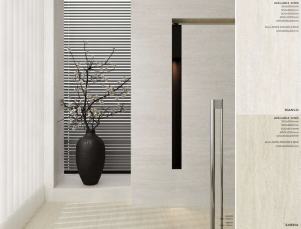 Avoca Bianco | Indoor & Outdoor Tile | Macedon Ranges | Melbourne | Sunbury | Luscombe Tiles
