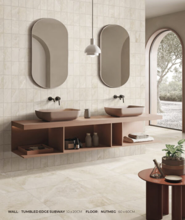 Capri Nutmeg | Indoor & Outdoor Tiles | Macedon Ranges | Melbourne | Sunbury | Luscombe Tiles