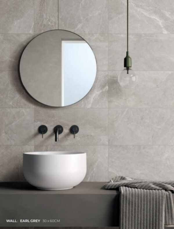 Capri Earl Grey | Indoor & Outdoor Tiles | Macedon Ranges | Melbourne | Sunbury | Luscombe Tiles