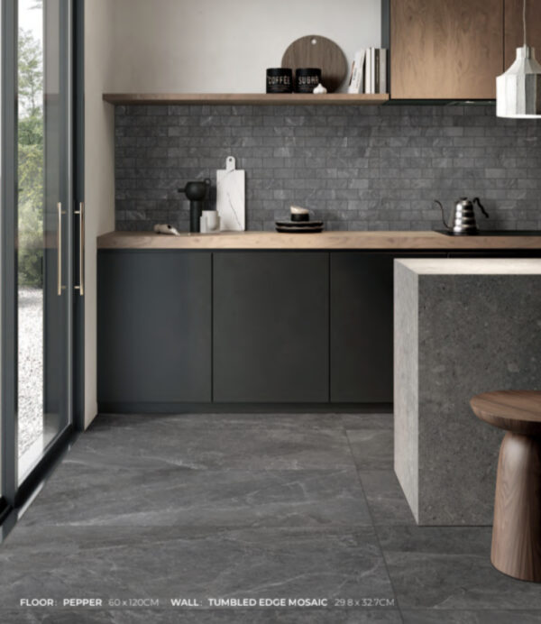 Capri Pepper | Indoor & Outdoor Tiles | Macedon Ranges | Melbourne | Sunbury | Luscombe Tiles