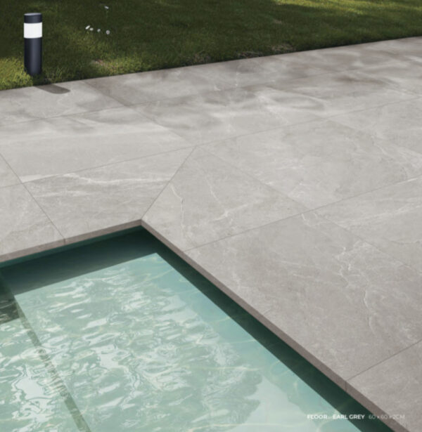 Capri Earl Grey | Indoor & Outdoor Tiles | Macedon Ranges | Melbourne | Sunbury | Luscombe Tiles