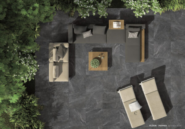 Capri Pepper | Indoor & Outdoor Tiles | Macedon Ranges | Melbourne | Sunbury | Luscombe Tiles