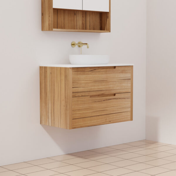Avila Messmate/Vic Ash Vanity 750mm | Bathroom | Melbourne | Macedon Ranges | Sunbury | Luscombe Tiles