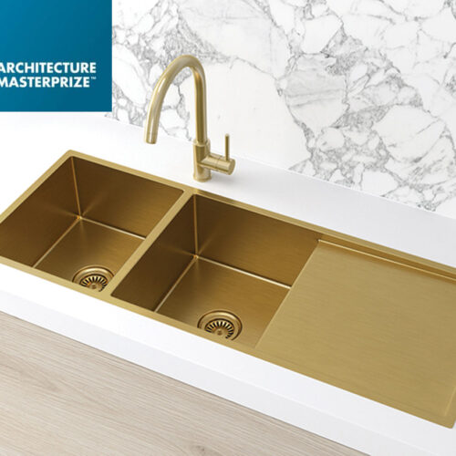 Lavello Kitchen Sink Double Bowl & Drainboard 1160 x 440