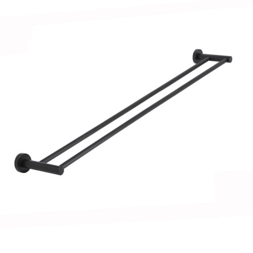 Round Double Towel Rail 900mm