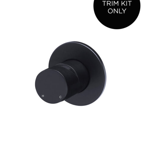 Round Wall Mixer Pinless Handle Trim Kit (In-wall Body Not Included)