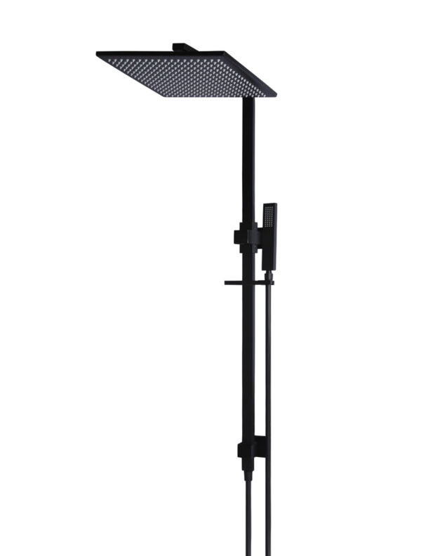 Square Combination Shower Rail