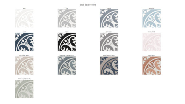 Artisan Oslo Colourways | Patterned Floor Tiles | Melbourne | Sunbury | Macedon Ranges | Luscombe Tiles