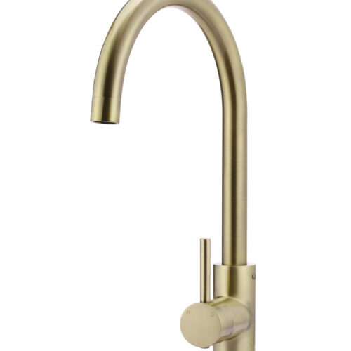 Round Gooseneck Kitchen Mixer Tap