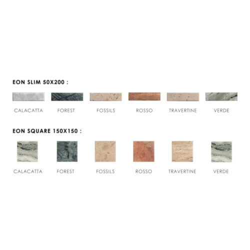 EON MARBLE HONED Squares & Subways