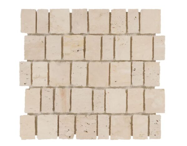 Appia Travertine Honed Mosaic | Sunbury | Macedon Ranges | Melbourne | Luscombe Tiles