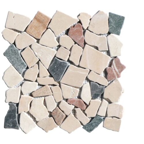 CRAZYPAVE MULTICOLOUR TUMBLED Mosaic