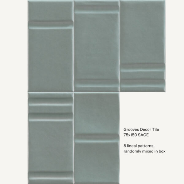 Grooves Plain & Decor Wall Tiles | Sunbury | Melbourne | Macedon Ranges | Luscombe Tiles